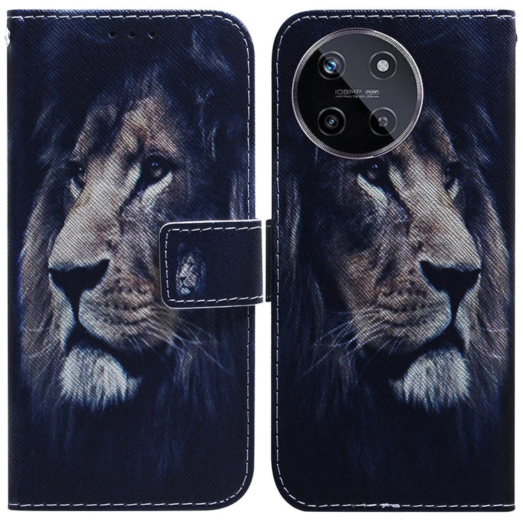 Coloured Drawing Flip Leather Phone Case, For Realme GT 6 / GT 6T / GT Neo6, For Realme C61 / C63 / Note 60, For Realme 12 5G, For Realme 12+, For Realme 12 Pro+ Global, For Realme C67 4G Global, For Realme 11 4G Global                                 ...