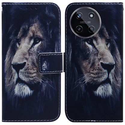 Coloured Drawing Flip Leather Phone Case, For Realme GT 6 / GT 6T / GT Neo6, For Realme C61 / C63 / Note 60, For Realme 12 5G, For Realme 12+, For Realme 12 Pro+ Global, For Realme C67 4G Global, For Realme 11 4G Global                                 ...