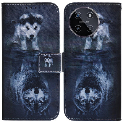 Coloured Drawing Flip Leather Phone Case, For Realme GT 6 / GT 6T / GT Neo6, For Realme C61 / C63 / Note 60, For Realme 12 5G, For Realme 12+, For Realme 12 Pro+ Global, For Realme C67 4G Global, For Realme 11 4G Global                                 ...
