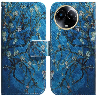 Coloured Drawing Flip Leather Phone Case, For Realme GT 6 / GT 6T / GT Neo6, For Realme C61 / C63 / Note 60, For Realme 12 5G, For Realme 12+, For Realme 12 Pro+ Global, For Realme C67 4G Global, For Realme 11 4G Global                                 ...