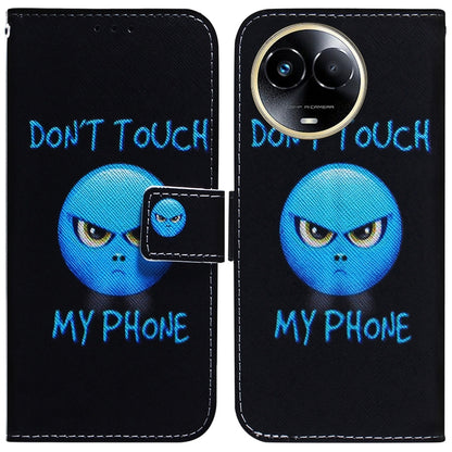 Coloured Drawing Flip Leather Phone Case, For Realme GT 6 / GT 6T / GT Neo6, For Realme C61 / C63 / Note 60, For Realme 12 5G, For Realme 12+, For Realme 12 Pro+ Global, For Realme C67 4G Global, For Realme 11 4G Global                                 ...