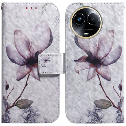 Coloured Drawing Flip Leather Phone Case, For Realme GT 6 / GT 6T / GT Neo6, For Realme C61 / C63 / Note 60, For Realme 12 5G, For Realme 12+, For Realme 12 Pro+ Global, For Realme C67 4G Global, For Realme 11 4G Global                                 ...