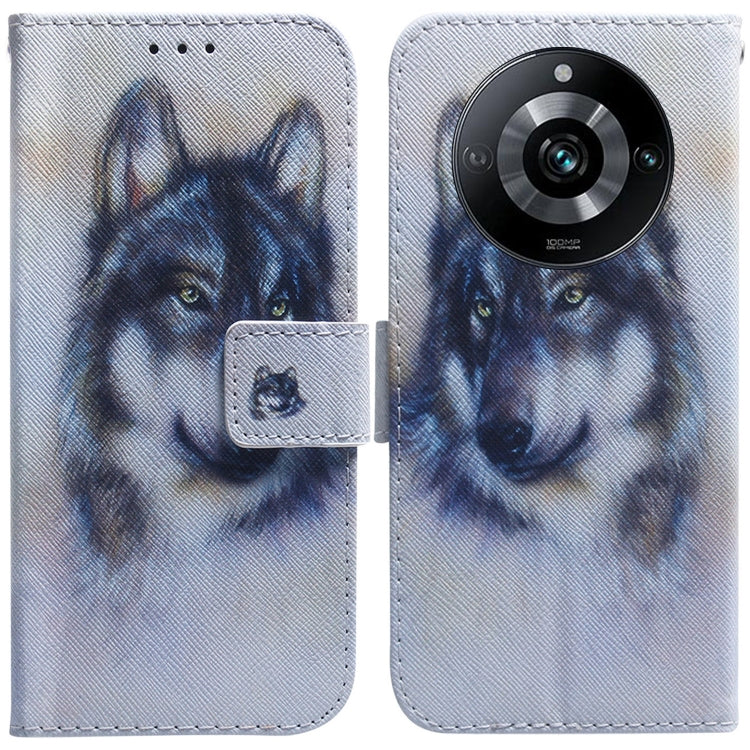 Coloured Drawing Flip Leather Phone Case, For Realme 11 Pro / 11 Pro+ / Narzo 60 Pro, For Realme C53 / Narzo N53, For Realme C65 4G