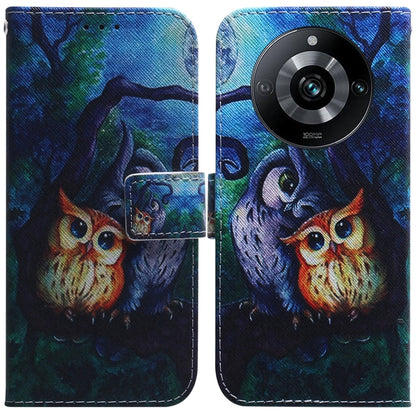 Coloured Drawing Flip Leather Phone Case, For Realme 11 Pro / 11 Pro+ / Narzo 60 Pro, For Realme C53 / Narzo N53, For Realme C65 4G