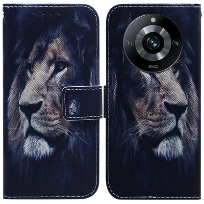 Coloured Drawing Flip Leather Phone Case, For Realme 11 Pro / 11 Pro+ / Narzo 60 Pro, For Realme C53 / Narzo N53, For Realme C65 4G
