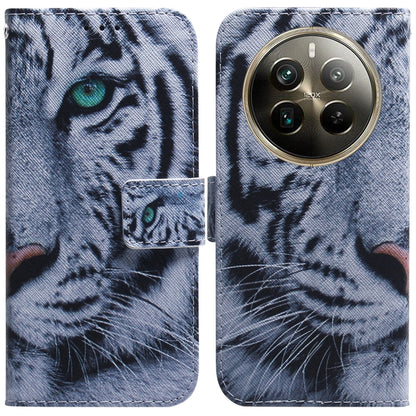 Coloured Drawing Flip Leather Phone Case, For Realme GT 6 / GT 6T / GT Neo6, For Realme C61 / C63 / Note 60, For Realme 12 5G, For Realme 12+, For Realme 12 Pro+ Global, For Realme C67 4G Global, For Realme 11 4G Global                                 ...