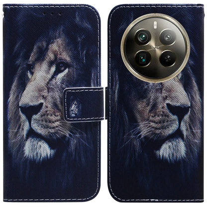Coloured Drawing Flip Leather Phone Case, For Realme GT 6 / GT 6T / GT Neo6, For Realme C61 / C63 / Note 60, For Realme 12 5G, For Realme 12+, For Realme 12 Pro+ Global, For Realme C67 4G Global, For Realme 11 4G Global                                 ...