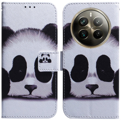 Coloured Drawing Flip Leather Phone Case, For Realme GT 6 / GT 6T / GT Neo6, For Realme C61 / C63 / Note 60, For Realme 12 5G, For Realme 12+, For Realme 12 Pro+ Global, For Realme C67 4G Global, For Realme 11 4G Global                                 ...