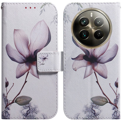 Coloured Drawing Flip Leather Phone Case, For Realme GT 6 / GT 6T / GT Neo6, For Realme C61 / C63 / Note 60, For Realme 12 5G, For Realme 12+, For Realme 12 Pro+ Global, For Realme C67 4G Global, For Realme 11 4G Global                                 ...