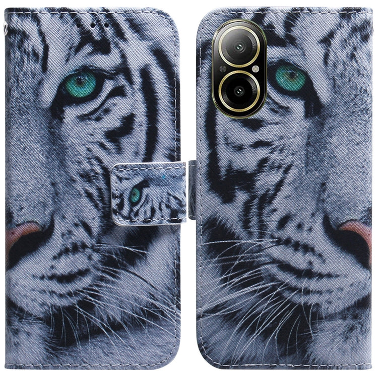 Coloured Drawing Flip Leather Phone Case, For Realme GT 6 / GT 6T / GT Neo6, For Realme C61 / C63 / Note 60, For Realme 12 5G, For Realme 12+, For Realme 12 Pro+ Global, For Realme C67 4G Global, For Realme 11 4G Global                                 ...