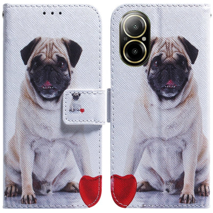 Coloured Drawing Flip Leather Phone Case, For Realme GT 6 / GT 6T / GT Neo6, For Realme C61 / C63 / Note 60, For Realme 12 5G, For Realme 12+, For Realme 12 Pro+ Global, For Realme C67 4G Global, For Realme 11 4G Global                                 ...