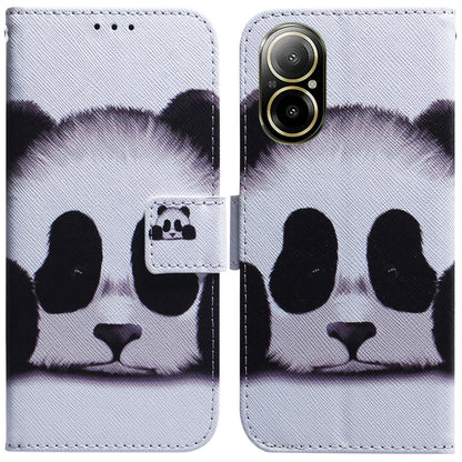 Coloured Drawing Flip Leather Phone Case, For Realme GT 6 / GT 6T / GT Neo6, For Realme C61 / C63 / Note 60, For Realme 12 5G, For Realme 12+, For Realme 12 Pro+ Global, For Realme C67 4G Global, For Realme 11 4G Global                                 ...
