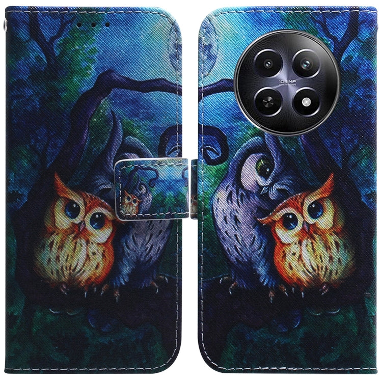 Coloured Drawing Flip Leather Phone Case, For Realme GT 6 / GT 6T / GT Neo6, For Realme C61 / C63 / Note 60, For Realme 12 5G, For Realme 12+, For Realme 12 Pro+ Global, For Realme C67 4G Global, For Realme 11 4G Global                                 ...