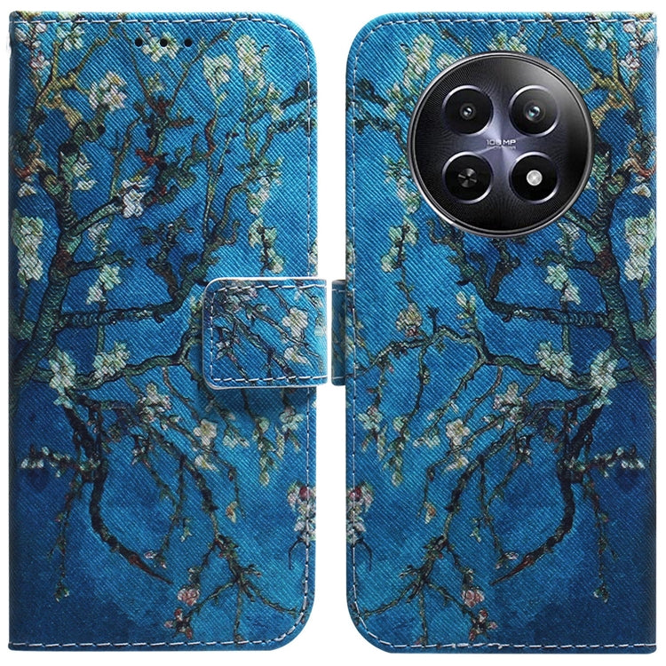 Coloured Drawing Flip Leather Phone Case, For Realme GT 6 / GT 6T / GT Neo6, For Realme C61 / C63 / Note 60, For Realme 12 5G, For Realme 12+, For Realme 12 Pro+ Global, For Realme C67 4G Global, For Realme 11 4G Global                                 ...