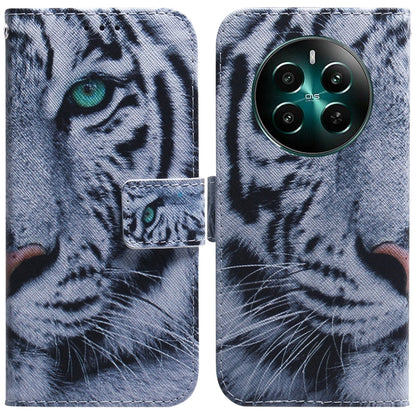 Coloured Drawing Flip Leather Phone Case, For Realme GT 6 / GT 6T / GT Neo6, For Realme C61 / C63 / Note 60, For Realme 12 5G, For Realme 12+, For Realme 12 Pro+ Global, For Realme C67 4G Global, For Realme 11 4G Global                                 ...