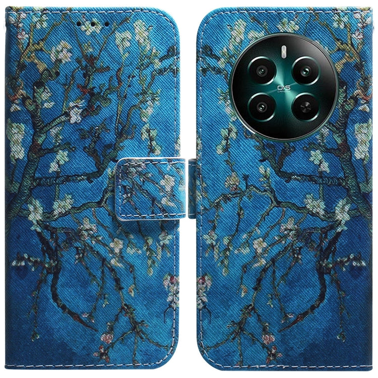 Coloured Drawing Flip Leather Phone Case, For Realme GT 6 / GT 6T / GT Neo6, For Realme C61 / C63 / Note 60, For Realme 12 5G, For Realme 12+, For Realme 12 Pro+ Global, For Realme C67 4G Global, For Realme 11 4G Global                                 ...
