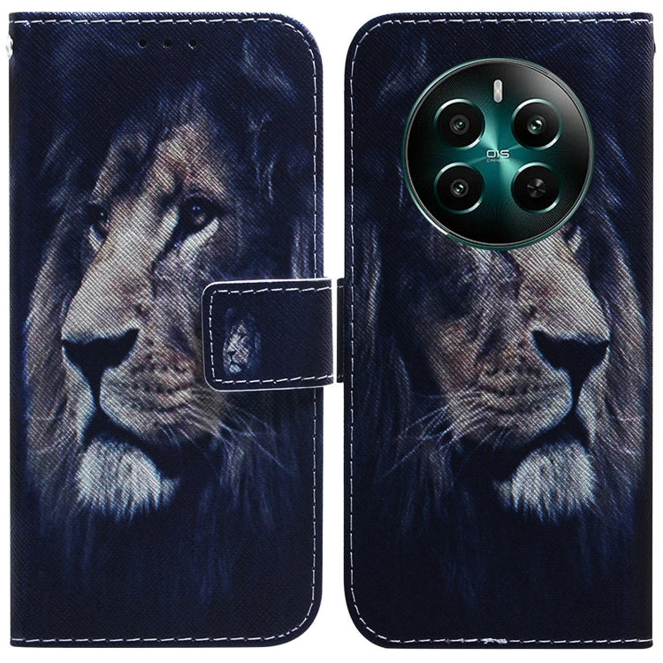 Coloured Drawing Flip Leather Phone Case, For Realme GT 6 / GT 6T / GT Neo6, For Realme C61 / C63 / Note 60, For Realme 12 5G, For Realme 12+, For Realme 12 Pro+ Global, For Realme C67 4G Global, For Realme 11 4G Global                                 ...