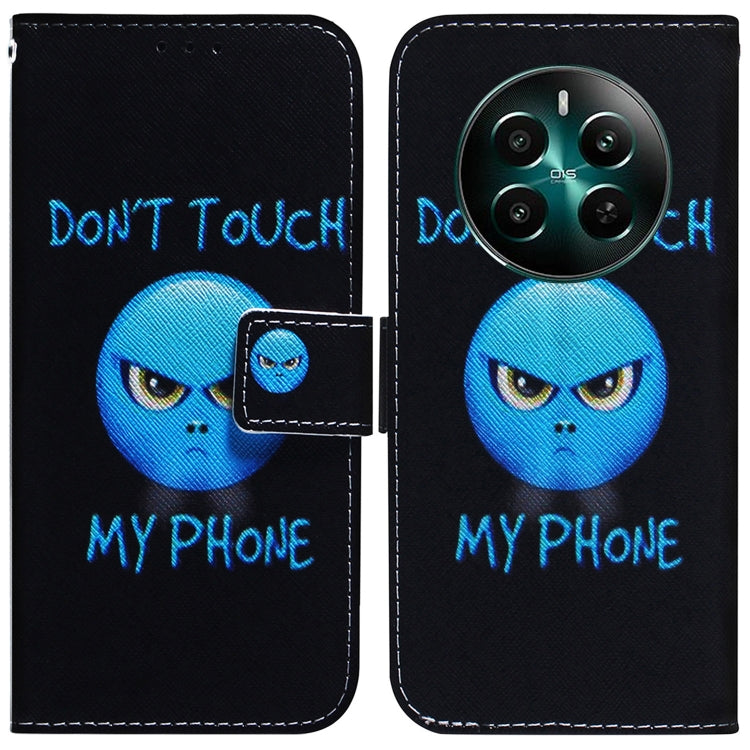 Coloured Drawing Flip Leather Phone Case, For Realme GT 6 / GT 6T / GT Neo6, For Realme C61 / C63 / Note 60, For Realme 12 5G, For Realme 12+, For Realme 12 Pro+ Global, For Realme C67 4G Global, For Realme 11 4G Global                                 ...
