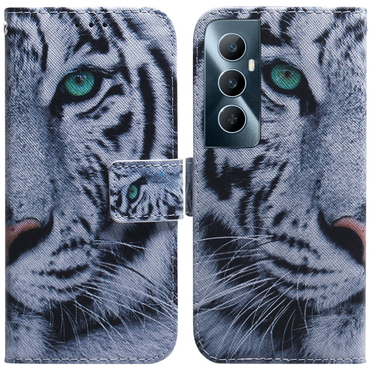Coloured Drawing Flip Leather Phone Case, For Realme 11 Pro / 11 Pro+ / Narzo 60 Pro, For Realme C53 / Narzo N53, For Realme C65 4G