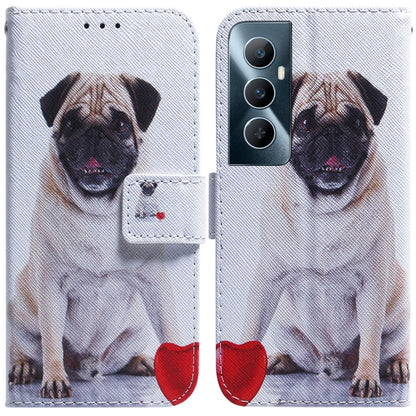 Coloured Drawing Flip Leather Phone Case, For Realme 11 Pro / 11 Pro+ / Narzo 60 Pro, For Realme C53 / Narzo N53, For Realme C65 4G