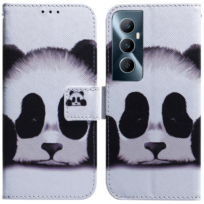 Coloured Drawing Flip Leather Phone Case, For Realme 11 Pro / 11 Pro+ / Narzo 60 Pro, For Realme C53 / Narzo N53, For Realme C65 4G