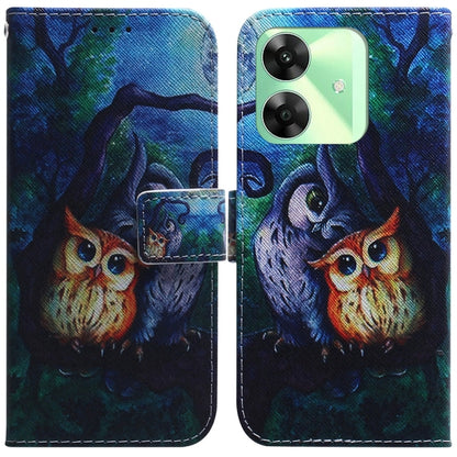 Coloured Drawing Flip Leather Phone Case, For Realme GT 6 / GT 6T / GT Neo6, For Realme C61 / C63 / Note 60, For Realme 12 5G, For Realme 12+, For Realme 12 Pro+ Global, For Realme C67 4G Global, For Realme 11 4G Global                                 ...