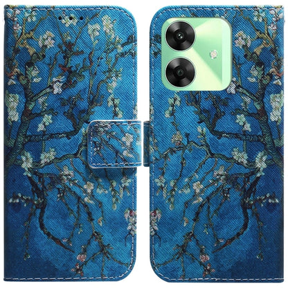Coloured Drawing Flip Leather Phone Case, For Realme GT 6 / GT 6T / GT Neo6, For Realme C61 / C63 / Note 60, For Realme 12 5G, For Realme 12+, For Realme 12 Pro+ Global, For Realme C67 4G Global, For Realme 11 4G Global                                 ...