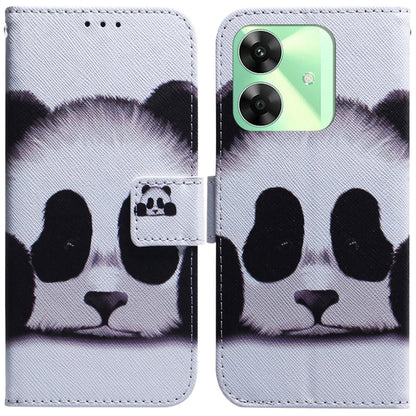 Coloured Drawing Flip Leather Phone Case, For Realme GT 6 / GT 6T / GT Neo6, For Realme C61 / C63 / Note 60, For Realme 12 5G, For Realme 12+, For Realme 12 Pro+ Global, For Realme C67 4G Global, For Realme 11 4G Global                                 ...