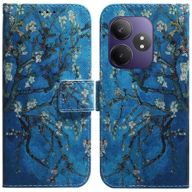 Coloured Drawing Flip Leather Phone Case, For Realme GT 6 / GT 6T / GT Neo6, For Realme C61 / C63 / Note 60, For Realme 12 5G, For Realme 12+, For Realme 12 Pro+ Global, For Realme C67 4G Global, For Realme 11 4G Global                                 ...