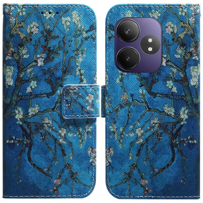 Coloured Drawing Flip Leather Phone Case, For Realme GT 6 / GT 6T / GT Neo6, For Realme C61 / C63 / Note 60, For Realme 12 5G, For Realme 12+, For Realme 12 Pro+ Global, For Realme C67 4G Global, For Realme 11 4G Global                                 ...