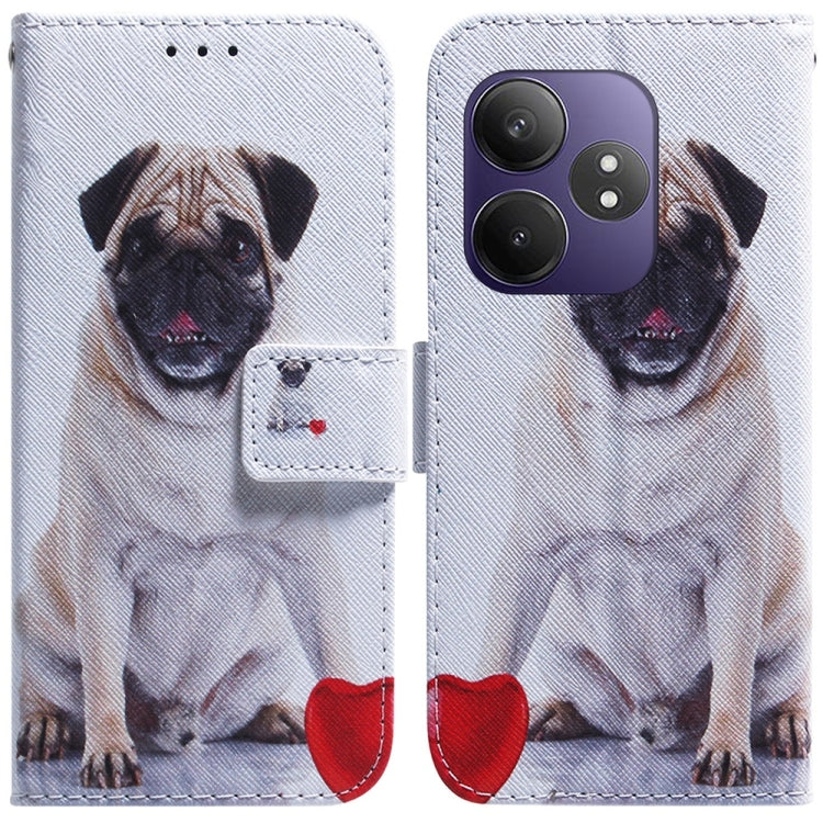 Coloured Drawing Flip Leather Phone Case, For Realme GT 6 / GT 6T / GT Neo6, For Realme C61 / C63 / Note 60, For Realme 12 5G, For Realme 12+, For Realme 12 Pro+ Global, For Realme C67 4G Global, For Realme 11 4G Global                                 ...