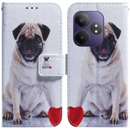 Coloured Drawing Flip Leather Phone Case, For Realme GT 6 / GT 6T / GT Neo6, For Realme C61 / C63 / Note 60, For Realme 12 5G, For Realme 12+, For Realme 12 Pro+ Global, For Realme C67 4G Global, For Realme 11 4G Global                                 ...
