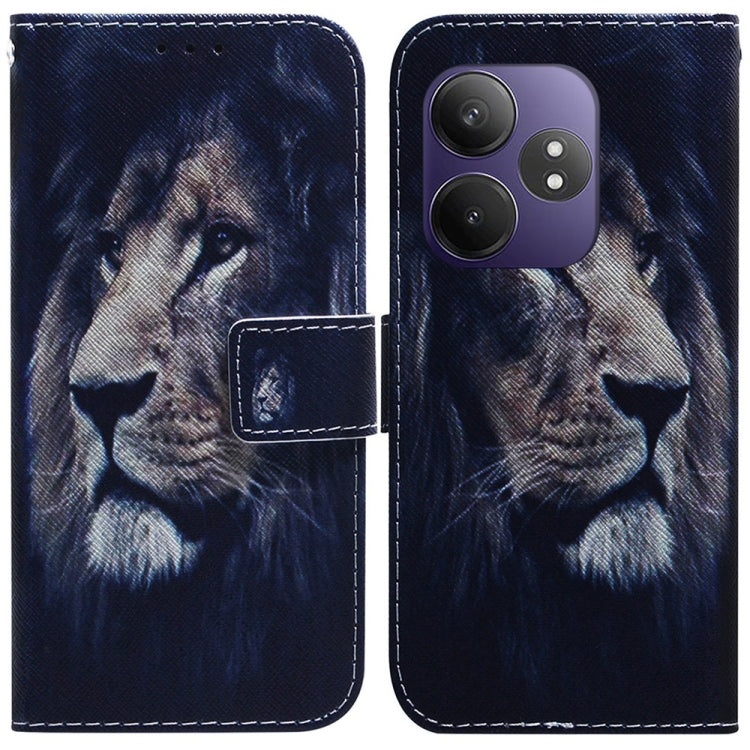 Coloured Drawing Flip Leather Phone Case, For Realme GT 6 / GT 6T / GT Neo6, For Realme C61 / C63 / Note 60, For Realme 12 5G, For Realme 12+, For Realme 12 Pro+ Global, For Realme C67 4G Global, For Realme 11 4G Global                                 ...