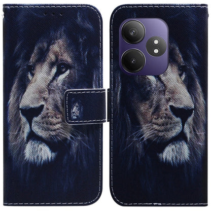 Coloured Drawing Flip Leather Phone Case, For Realme GT 6 / GT 6T / GT Neo6, For Realme C61 / C63 / Note 60, For Realme 12 5G, For Realme 12+, For Realme 12 Pro+ Global, For Realme C67 4G Global, For Realme 11 4G Global                                 ...