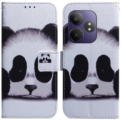 Coloured Drawing Flip Leather Phone Case, For Realme GT 6 / GT 6T / GT Neo6, For Realme C61 / C63 / Note 60, For Realme 12 5G, For Realme 12+, For Realme 12 Pro+ Global, For Realme C67 4G Global, For Realme 11 4G Global                                 ...