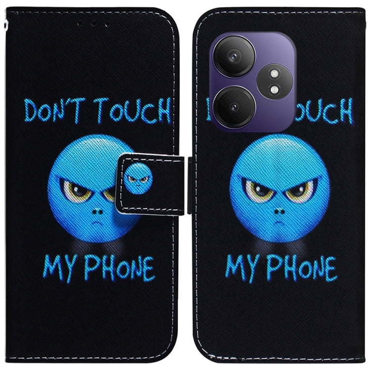 Coloured Drawing Flip Leather Phone Case, For Realme GT 6 / GT 6T / GT Neo6, For Realme C61 / C63 / Note 60, For Realme 12 5G, For Realme 12+, For Realme 12 Pro+ Global, For Realme C67 4G Global, For Realme 11 4G Global                                 ...