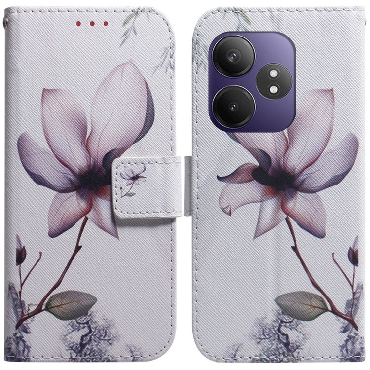 Coloured Drawing Flip Leather Phone Case, For Realme GT 6 / GT 6T / GT Neo6, For Realme C61 / C63 / Note 60, For Realme 12 5G, For Realme 12+, For Realme 12 Pro+ Global, For Realme C67 4G Global, For Realme 11 4G Global                                 ...