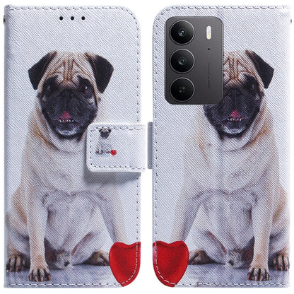 Coloured Drawing Flip Leather Phone Case, For Realme C100 4G / C100i 4G, For Realme 16 5G, For Realme 16 Pro+ 5G, For Realme 16 Pro 5G, For Realme 15T 5G, For Realme Narzo 80 Lite 4G / C71 India, For Realme 15 5G / Realme 15 Pro 5G, For Realme C75     ...