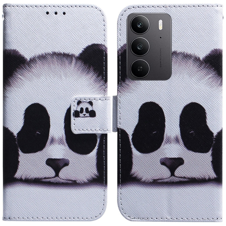 Coloured Drawing Flip Leather Phone Case, For Realme C100 4G / C100i 4G, For Realme 16 5G, For Realme 16 Pro+ 5G, For Realme 16 Pro 5G, For Realme 15T 5G, For Realme Narzo 80 Lite 4G / C71 India, For Realme 15 5G / Realme 15 Pro 5G, For Realme C75     ...