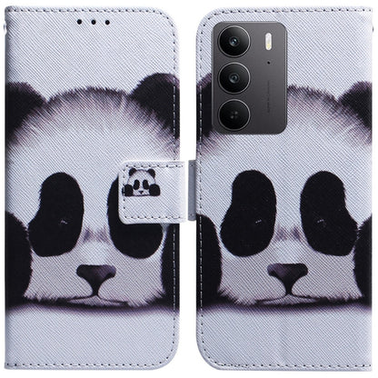 Coloured Drawing Flip Leather Phone Case, For Realme C100 4G / C100i 4G, For Realme 16 5G, For Realme 16 Pro+ 5G, For Realme 16 Pro 5G, For Realme 15T 5G, For Realme Narzo 80 Lite 4G / C71 India, For Realme 15 5G / Realme 15 Pro 5G, For Realme C75     ...