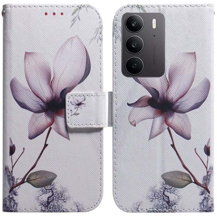 Coloured Drawing Flip Leather Phone Case, For Realme C100 4G / C100i 4G, For Realme 16 5G, For Realme 16 Pro+ 5G, For Realme 16 Pro 5G, For Realme 15T 5G, For Realme Narzo 80 Lite 4G / C71 India, For Realme 15 5G / Realme 15 Pro 5G, For Realme C75     ...