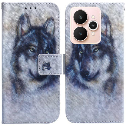 Coloured Drawing Flip Leather Phone Case, For Realme C100 4G / C100i 4G, For Realme 16 5G, For Realme 16 Pro+ 5G, For Realme 16 Pro 5G, For Realme 15T 5G, For Realme Narzo 80 Lite 4G / C71 India, For Realme 15 5G / Realme 15 Pro 5G, For Realme C75     ...