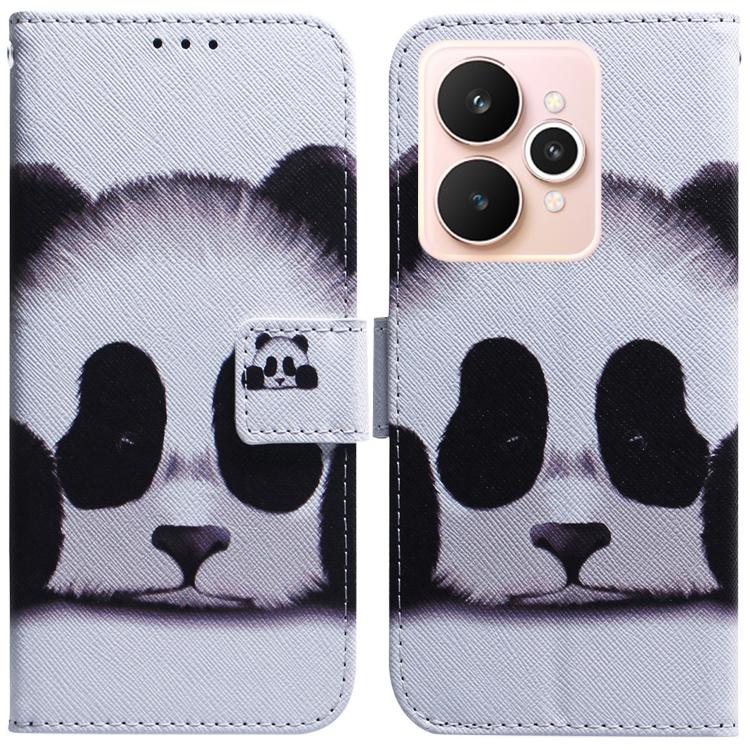 Coloured Drawing Flip Leather Phone Case, For Realme C100 4G / C100i 4G, For Realme 16 5G, For Realme 16 Pro+ 5G, For Realme 16 Pro 5G, For Realme 15T 5G, For Realme Narzo 80 Lite 4G / C71 India, For Realme 15 5G / Realme 15 Pro 5G, For Realme C75     ...