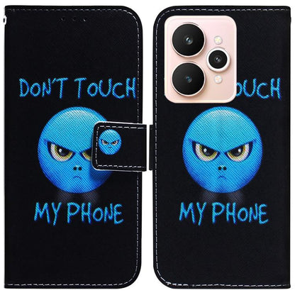 Coloured Drawing Flip Leather Phone Case, For Realme C100 4G / C100i 4G, For Realme 16 5G, For Realme 16 Pro+ 5G, For Realme 16 Pro 5G, For Realme 15T 5G, For Realme Narzo 80 Lite 4G / C71 India, For Realme 15 5G / Realme 15 Pro 5G, For Realme C75     ...