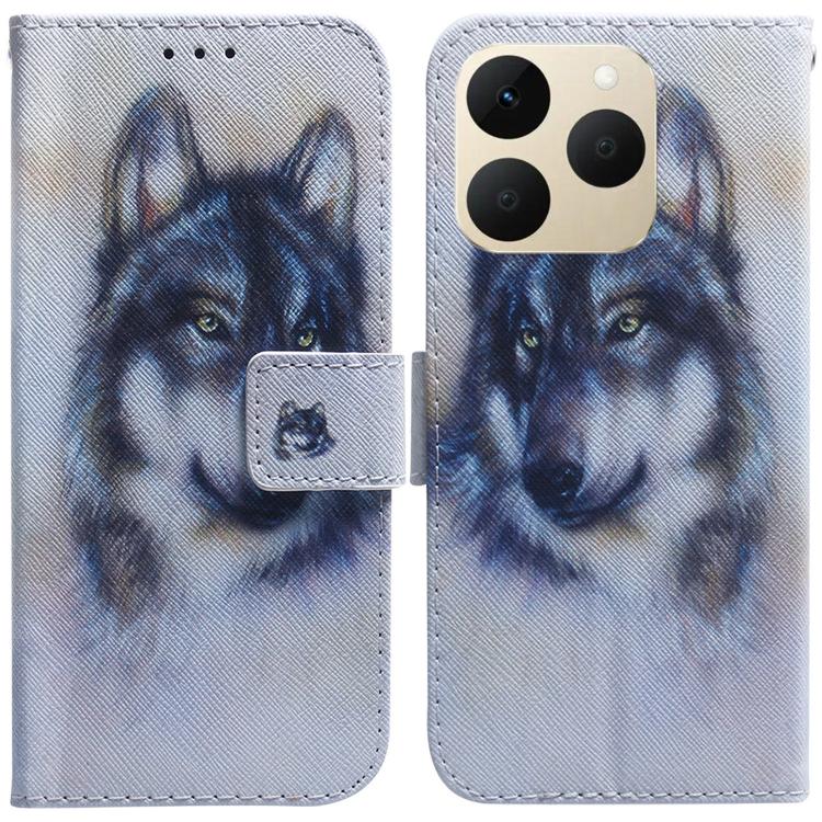 Coloured Drawing Flip Leather Phone Case, For Realme C100 4G / C100i 4G, For Realme 16 5G, For Realme 16 Pro+ 5G, For Realme 16 Pro 5G, For Realme 15T 5G, For Realme Narzo 80 Lite 4G / C71 India, For Realme 15 5G / Realme 15 Pro 5G, For Realme C75     ...