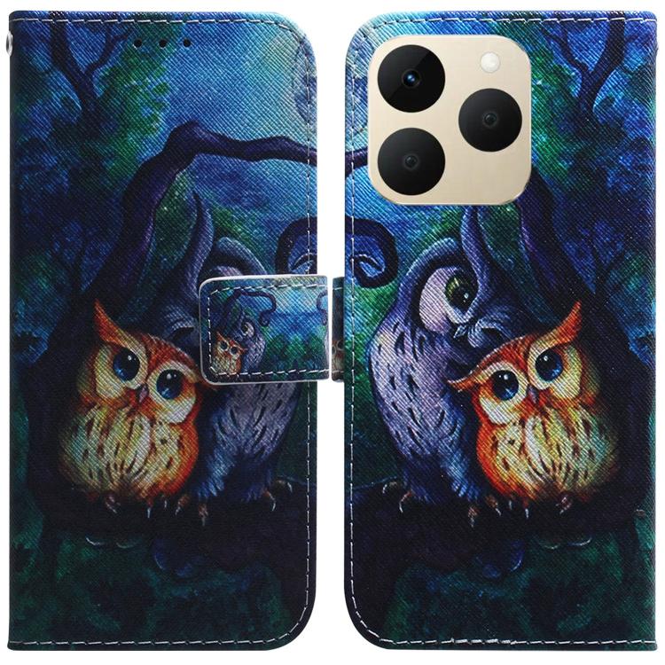 Coloured Drawing Flip Leather Phone Case, For Realme C100 4G / C100i 4G, For Realme 16 5G, For Realme 16 Pro+ 5G, For Realme 16 Pro 5G, For Realme 15T 5G, For Realme Narzo 80 Lite 4G / C71 India, For Realme 15 5G / Realme 15 Pro 5G, For Realme C75     ...