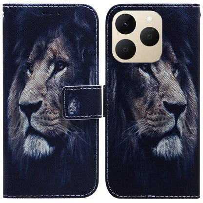 Coloured Drawing Flip Leather Phone Case, For Realme C100 4G / C100i 4G, For Realme 16 5G, For Realme 16 Pro+ 5G, For Realme 16 Pro 5G, For Realme 15T 5G, For Realme Narzo 80 Lite 4G / C71 India, For Realme 15 5G / Realme 15 Pro 5G, For Realme C75     ...