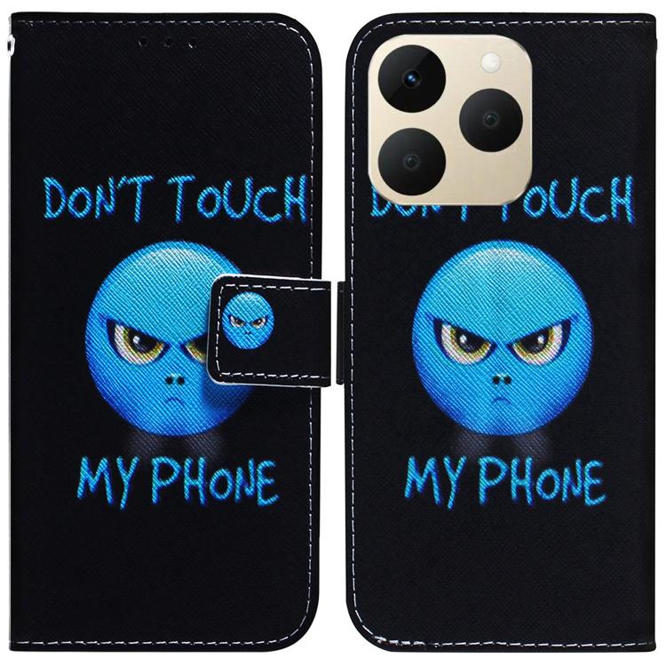 Coloured Drawing Flip Leather Phone Case, For Realme C100 4G / C100i 4G, For Realme 16 5G, For Realme 16 Pro+ 5G, For Realme 16 Pro 5G, For Realme 15T 5G, For Realme Narzo 80 Lite 4G / C71 India, For Realme 15 5G / Realme 15 Pro 5G, For Realme C75     ...