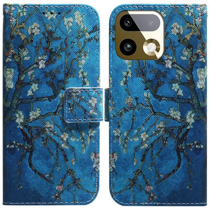 Coloured Drawing Flip Leather Phone Case, For Realme C100 4G / C100i 4G, For Realme 16 5G, For Realme 16 Pro+ 5G, For Realme 16 Pro 5G, For Realme 15T 5G, For Realme Narzo 80 Lite 4G / C71 India, For Realme 15 5G / Realme 15 Pro 5G, For Realme C75     ...