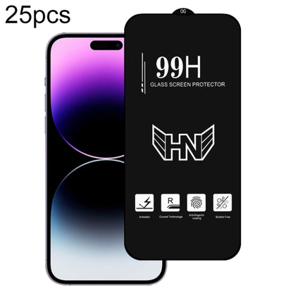 25pcs High Aluminum Large Arc Full Screen Tempered Glass Film, For iPhone 17 Pro Max, For iPhone 17 Pro, For iPhone 17, For iPhone Air, For iPhone 16 Pro Max, For iPhone 16 Pro, For iPhone 16 Plus, For iPhone 16, For iPhone 15 Pro Max, For iPhone 15 Pr...